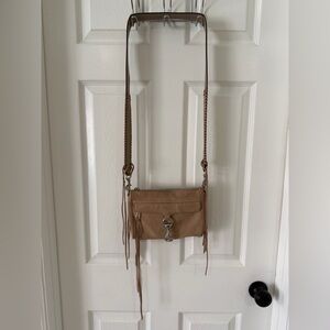 Rebecca Minkoff Beige Leather Crossbody Bag